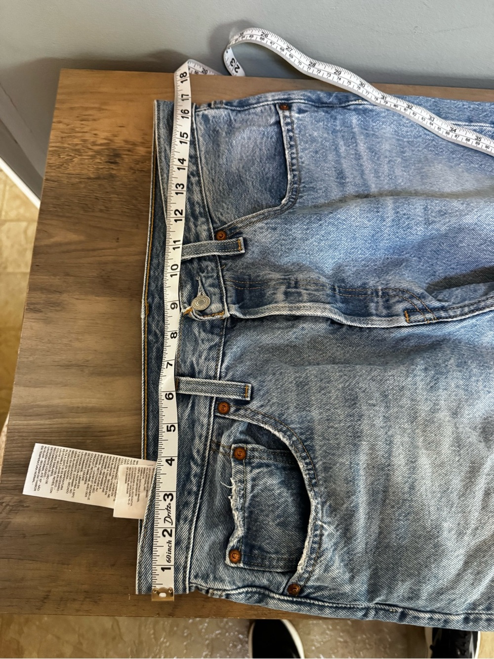 Levi's Light Blue Straight Leg Women's Jeans - Picture 8 of 11